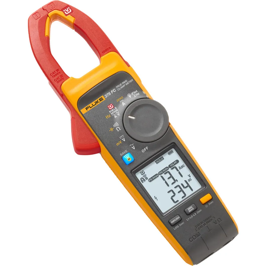 Pinza amperimétrica true-RMS AC/DC Fluke 378 FC con sonda iFlex
