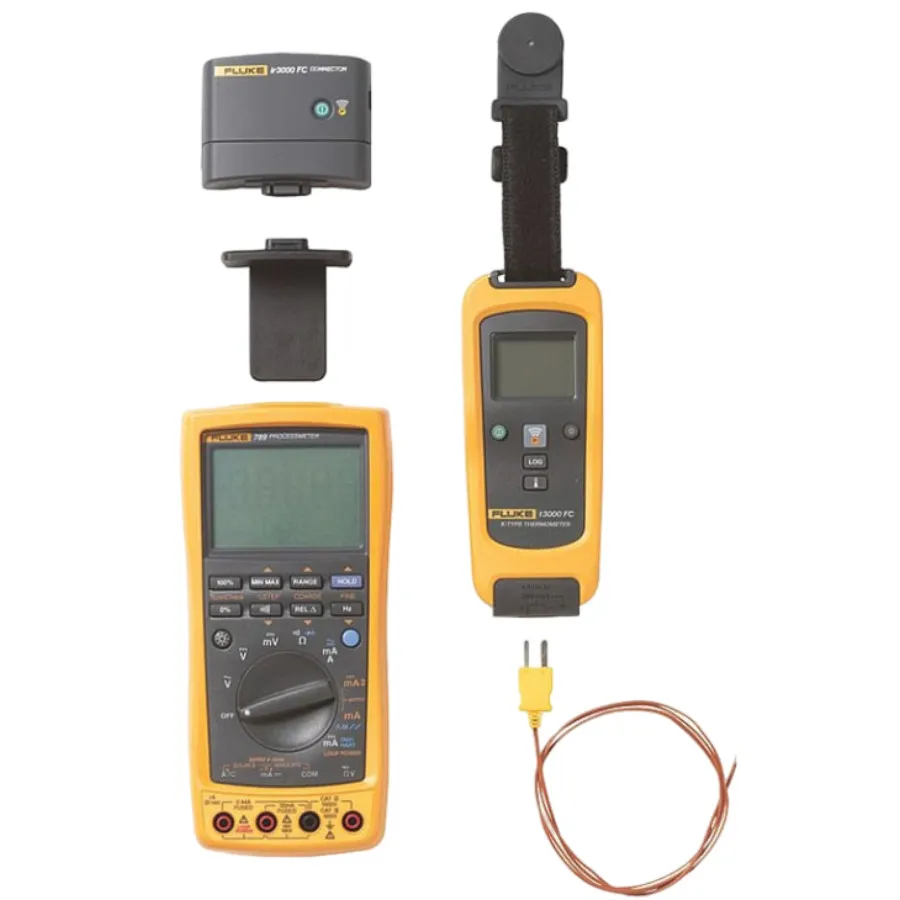 Fluke 789/T3000 FC ProcessMeter Kit de Temperatura