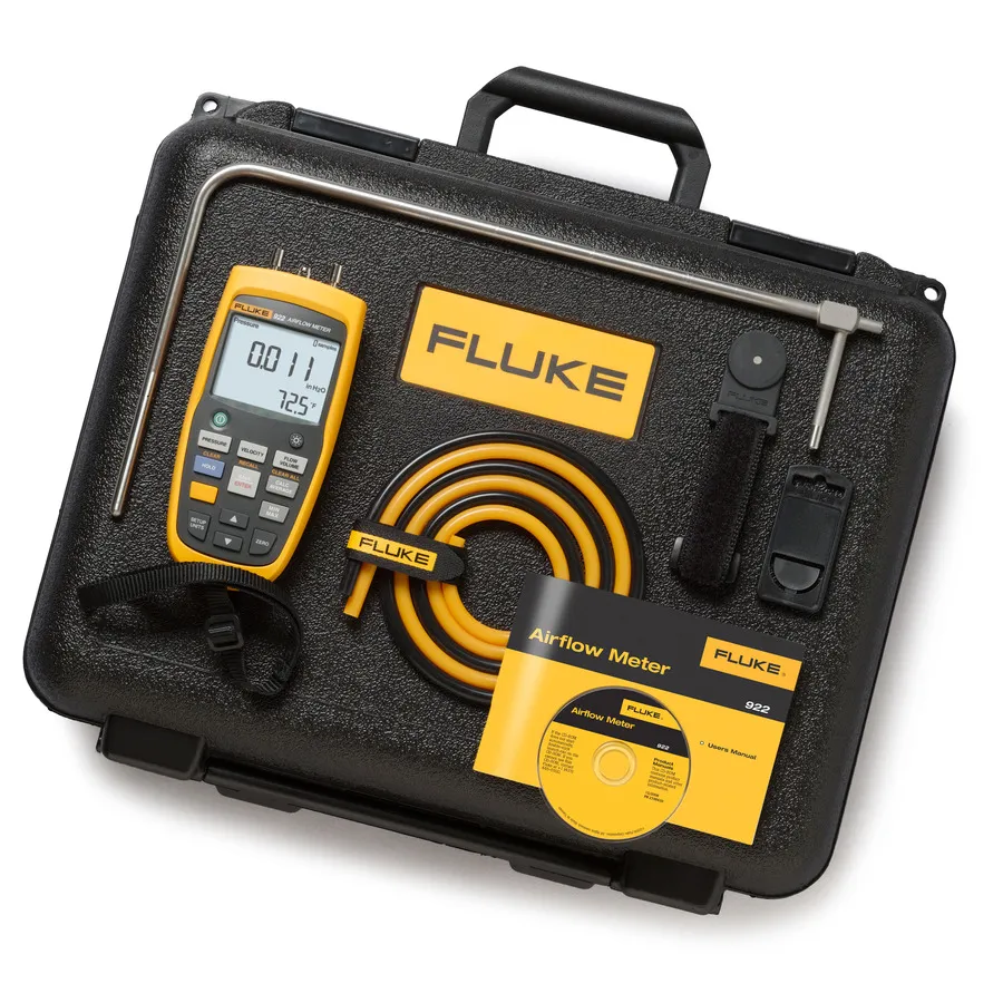 Fluke FLUKE-922/KIT Kit de Medidor de Flujo de Aire