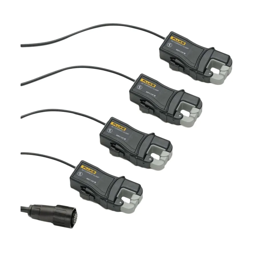 Fluke I1A/10A CLAMP PQ4 Conjunto de Pinza de Corriente Mini de 4 Fases