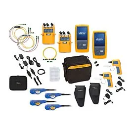 Kit de OLTS CertiFiber Max Single-Mode de Fluke Networks CFM-100SI con Cámaras de Inspección