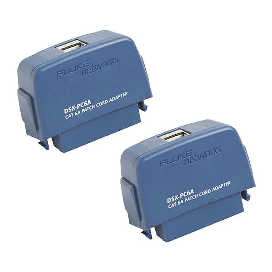 Fluke Networks DSX-PC6AS conjunto de adaptadores de cable de parche Cat 6A