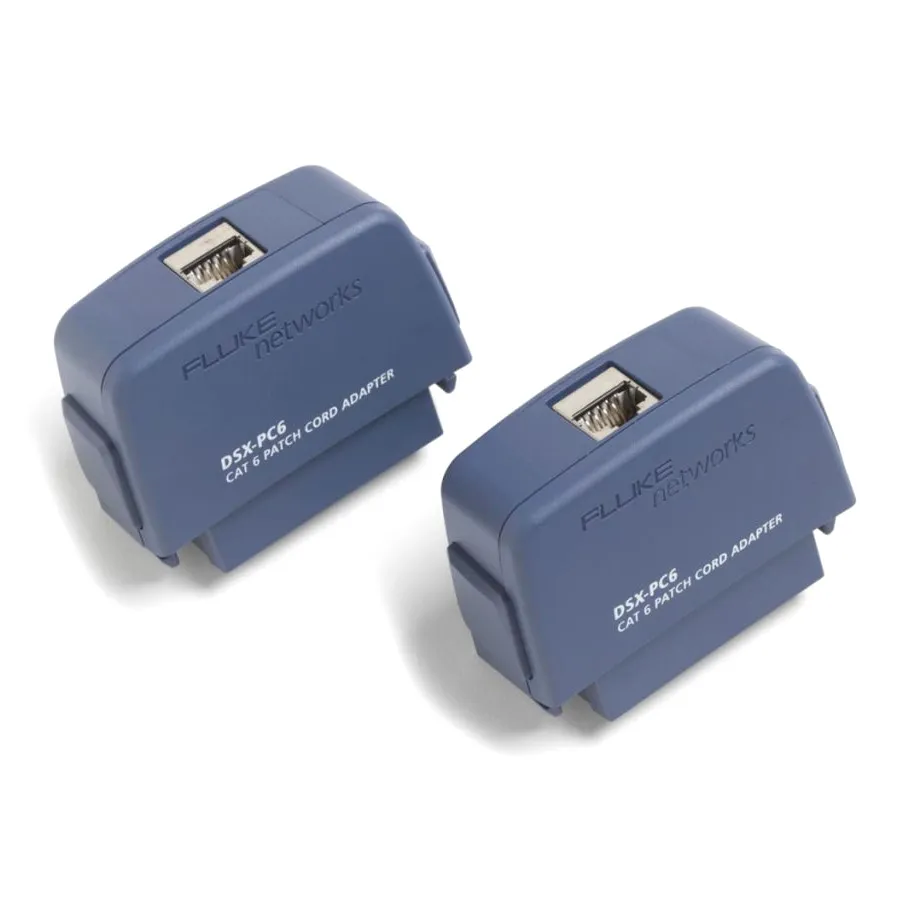 Fluke Networks DSX-PC6S conjunto de adaptadores de cable de parche Cat 6