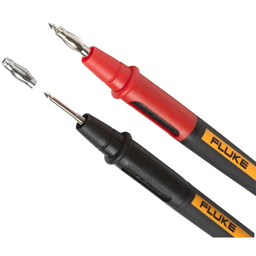 Cables de Prueba Fluke TL175E TwistGuard con Puntas Linterna de 4mm