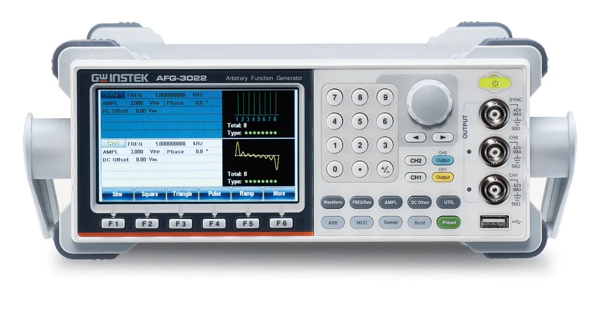 Generador de Función Arbitraria GW Instek AFG-3021 20MHz