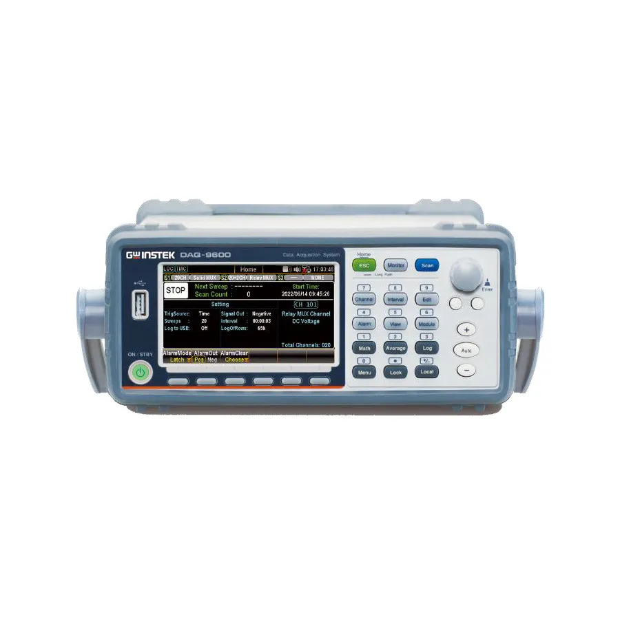 GW Instek DAQ-9600G Chasis Principal del Sistema de Adquisición de Datos