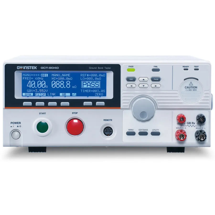 GW Instek GCT-9040 Probador de Continuidad de Tierra