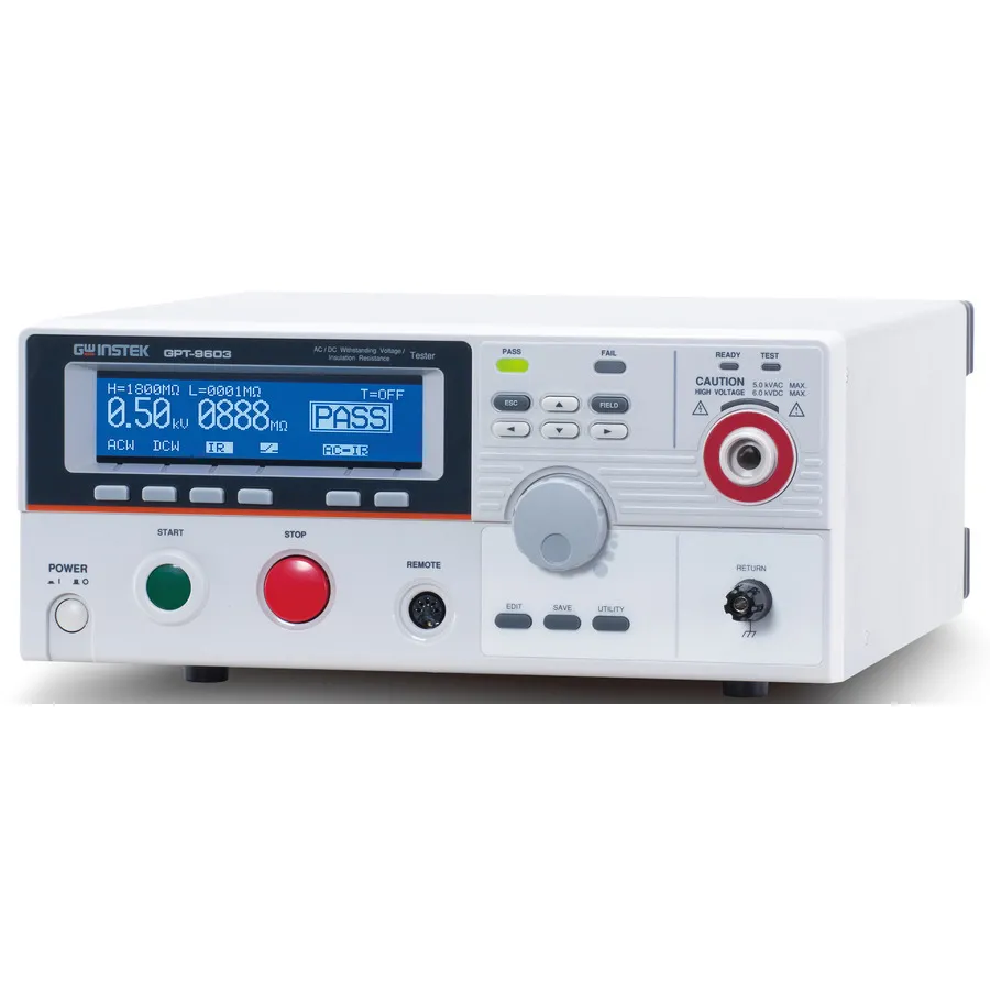 Probador de Voltaje de Capacidad de Soporte AC/DC GW Instek GPT-9602