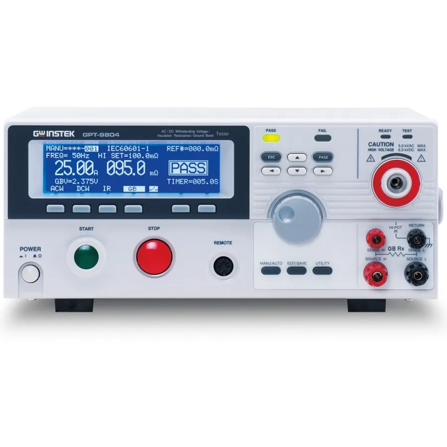 Probador de Seguridad Eléctrica GW Instek GPT-9802