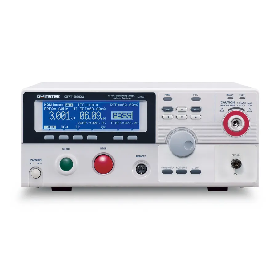 GW Instek GPT-9903A Probador de Seguridad Eléctrica