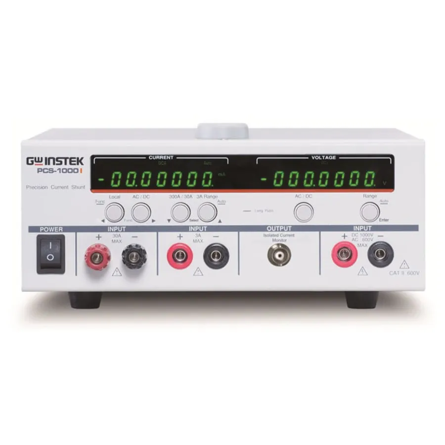 GW Instek PCS-1000I Medidor de Corriente AC/DC con Derivación
