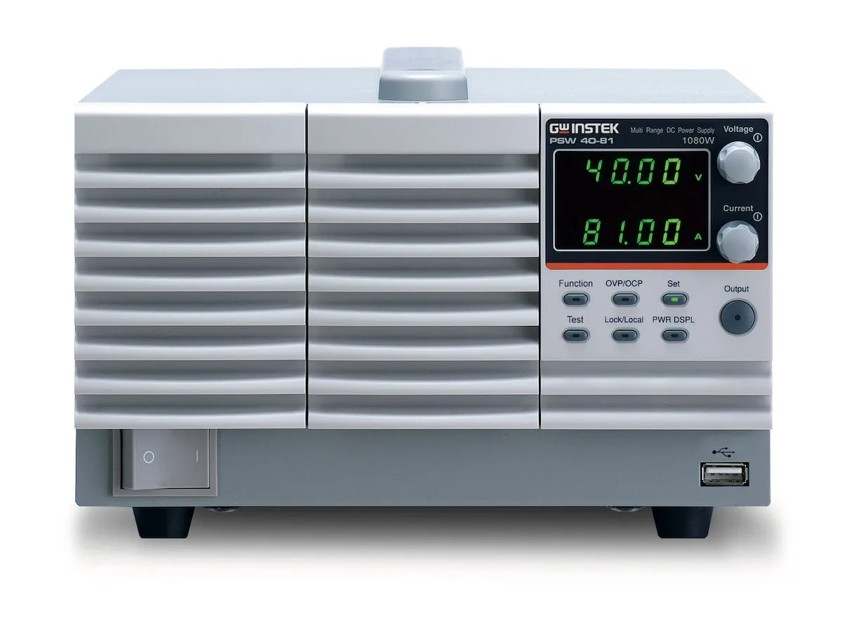 Fuente de Alimentación CC Conmutada Programable GW Instek PSW 40-81