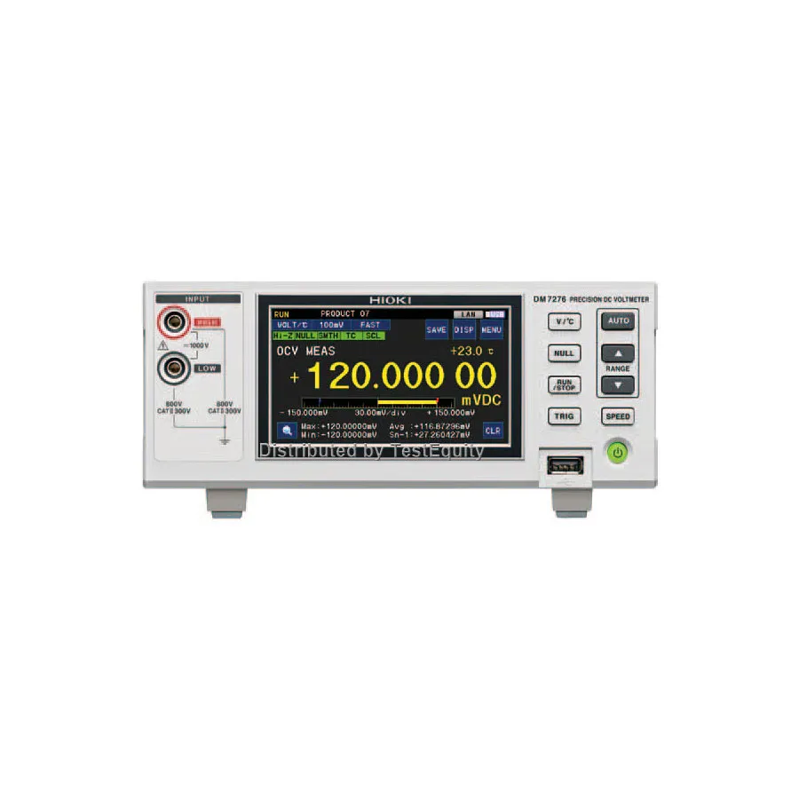 Voltímetro de Precisión CC Hioki DM7275-03