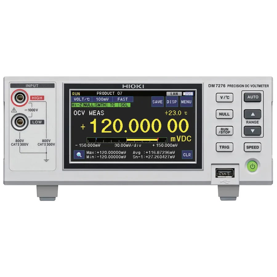 Voltímetro de Precisión CC Hioki DM7276-01