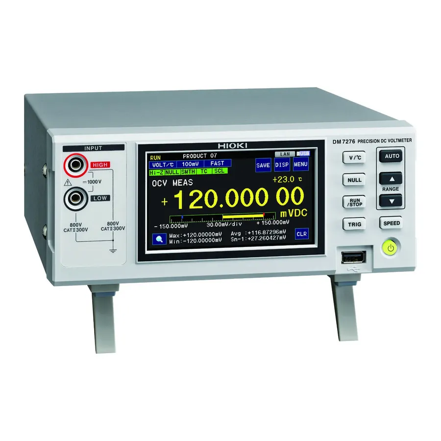 Voltímetro de Precisión CC Hioki DM7276-03