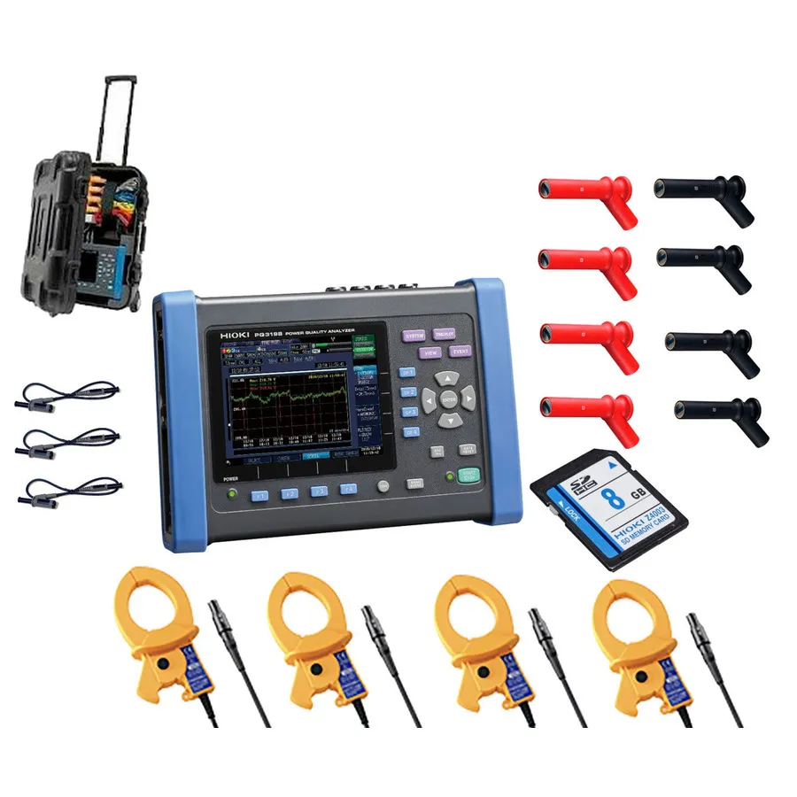 Kit Analizador de Calidad de Potencia Hioki PQ3198/600