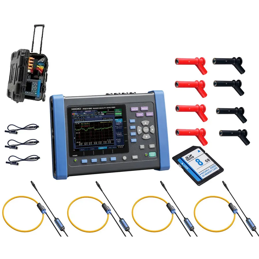Kit Analizador de Calidad de Potencia Hioki PQ3198/6000
