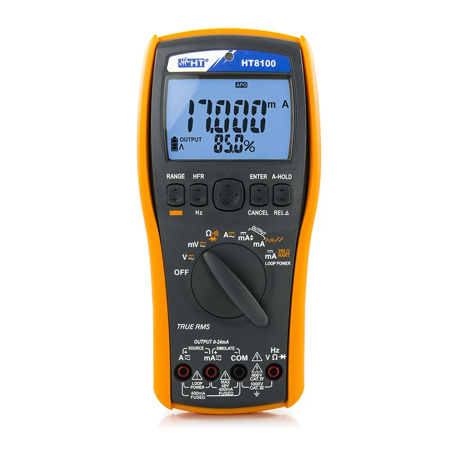 Multímetro TRMS y Calibrador de Procesos HT Instruments HT8100