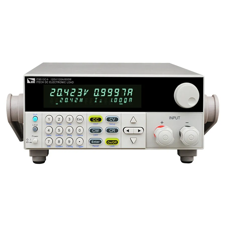 Carga Electrónica DC de Sobremesa ITECH IT8513C+ Programable