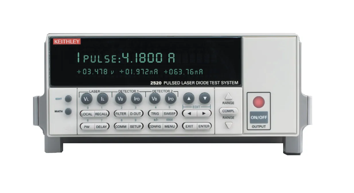 Sistema de Prueba para Diodos Láser Pulsados Keithley 2520
