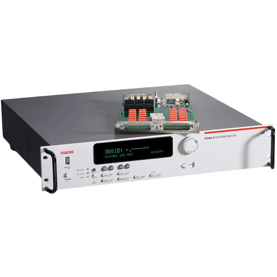 Conmutador del Sistema Keithley 3706A-S de Seis Ranuras