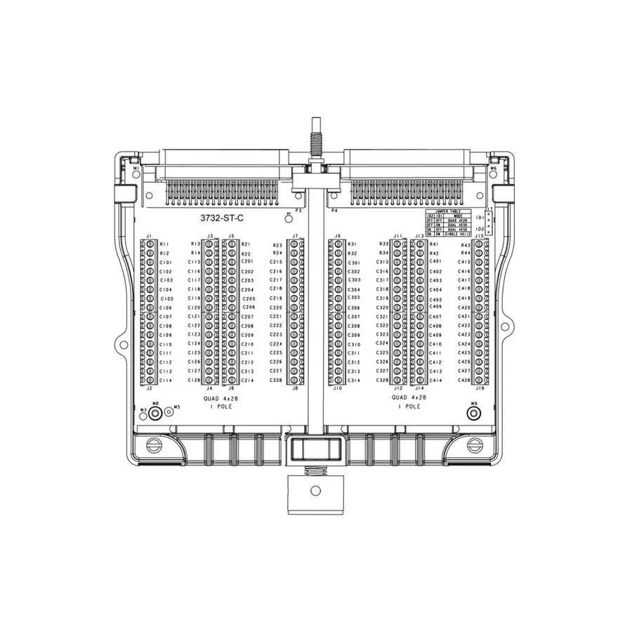 Keithley 3732-ST-C Bloque de Terminal de Tornillo