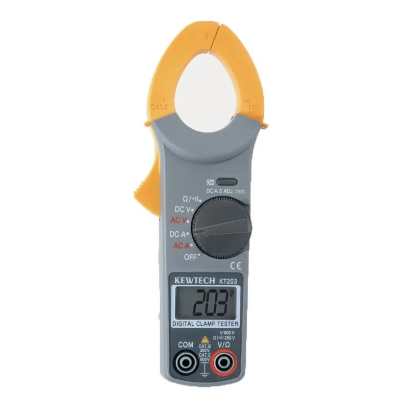 Kewtech KT203 Pinza Amperimétrica AC/DC