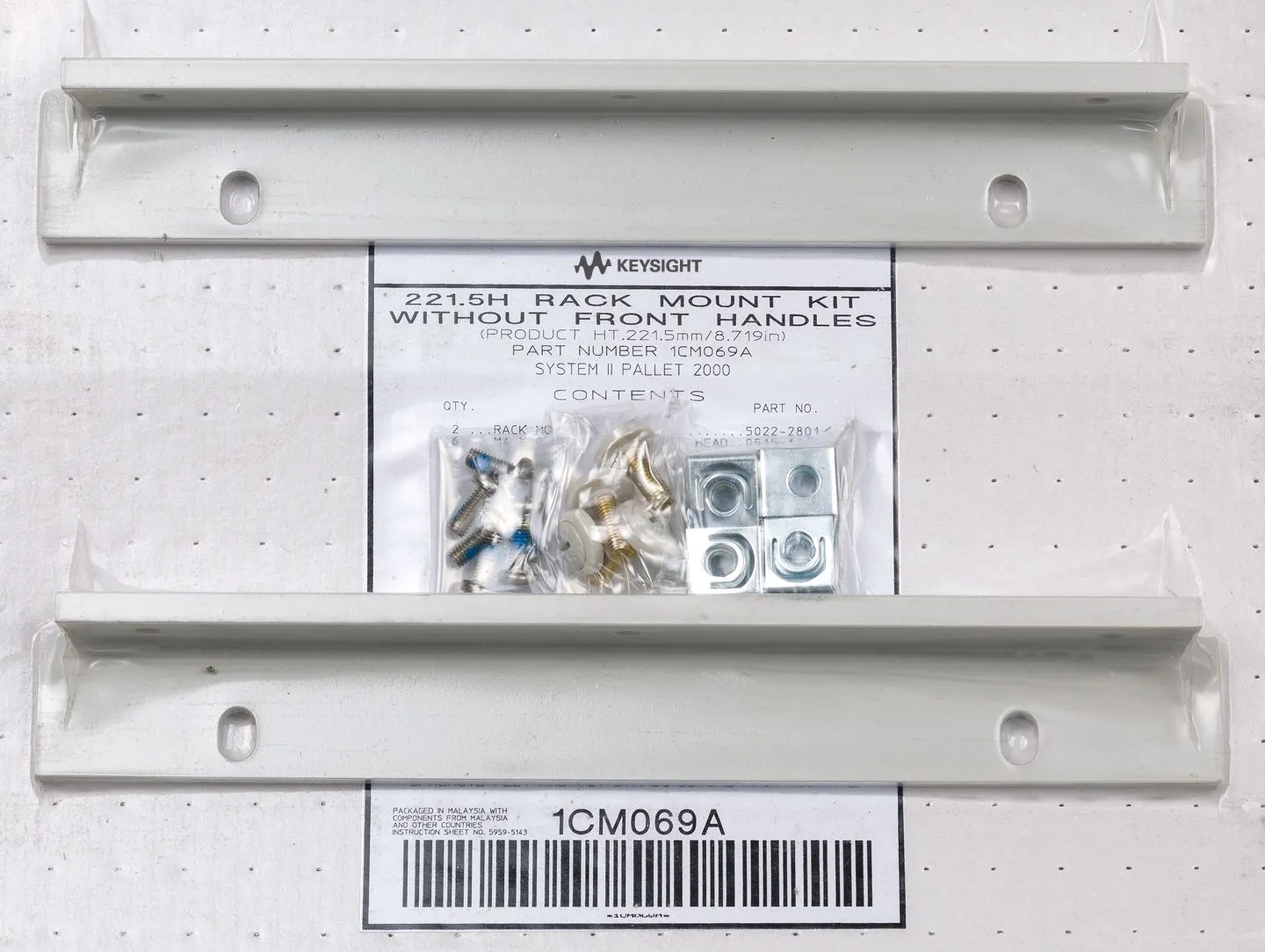Kit de brida para montaje en bastidor Keysight 1CM069A
