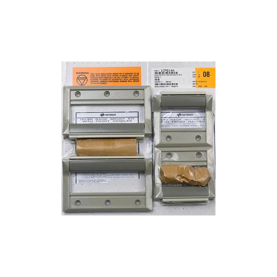 Kit de Brida y Manija Doble para Montaje en Bastidor Keysight 1CP014A