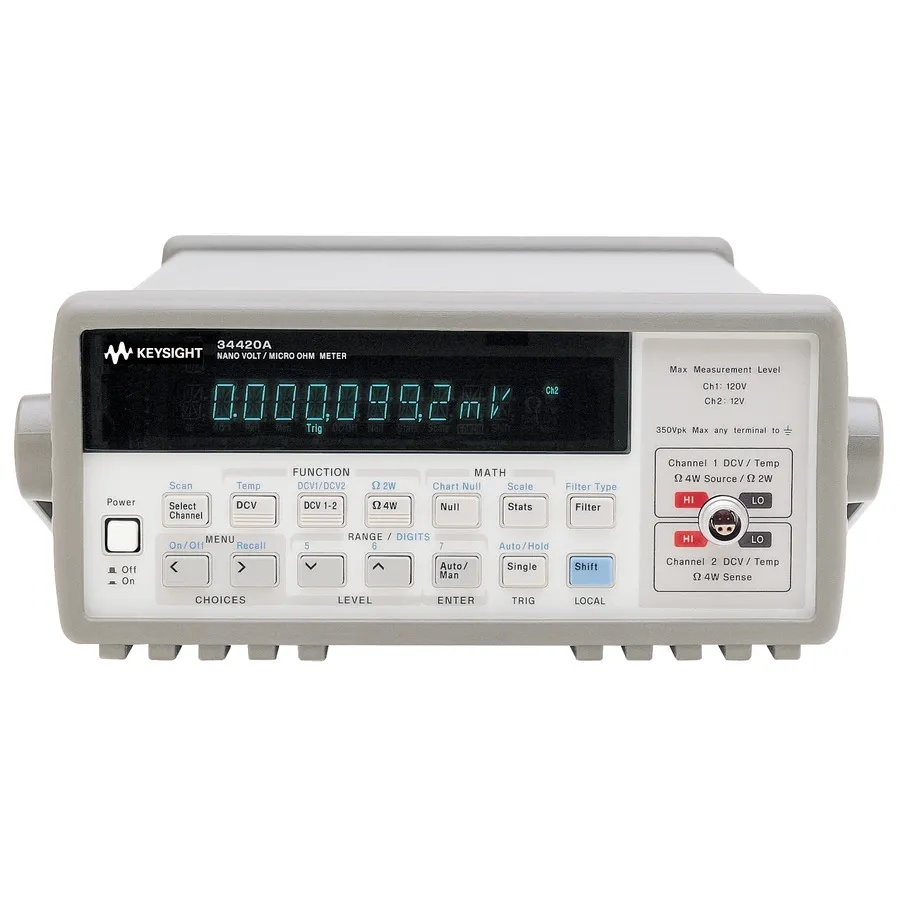 Medidor de Nanovolt/Micro-Ohm Keysight 34420A