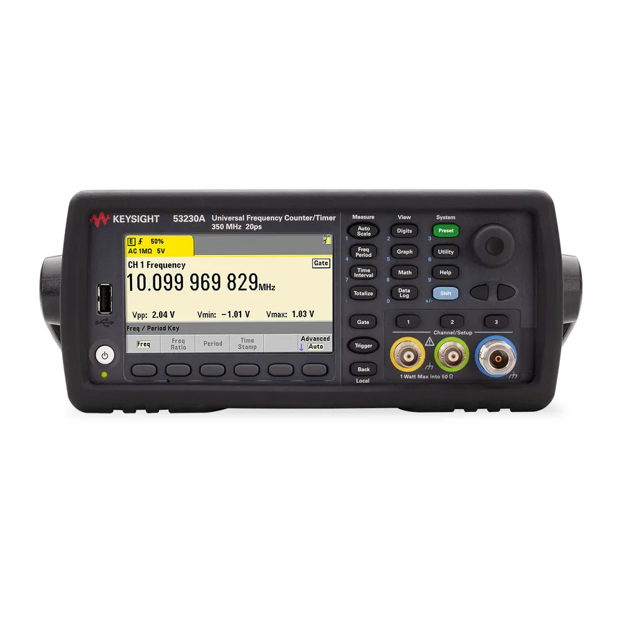 Keysight 53230A/010/106 Contador de Frecuencia Universal Temporizador
