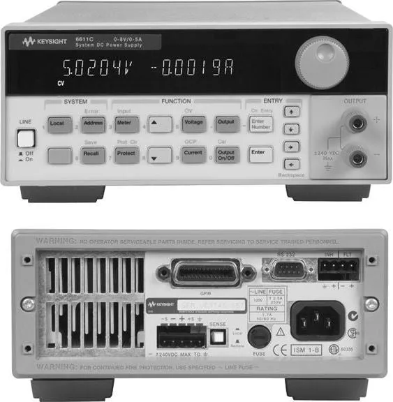 Fuente de Alimentación DC Keysight 6612C