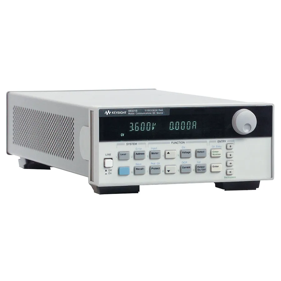 Fuente de CC de Comunicaciones Móviles de Salida Única Keysight 66321B/120