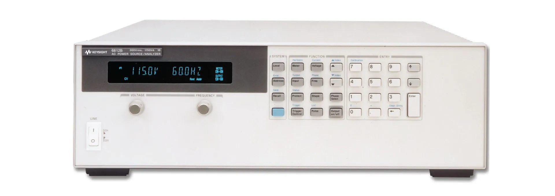 Fuente de poder AC/CC Keysight 6812B y analizador de poder