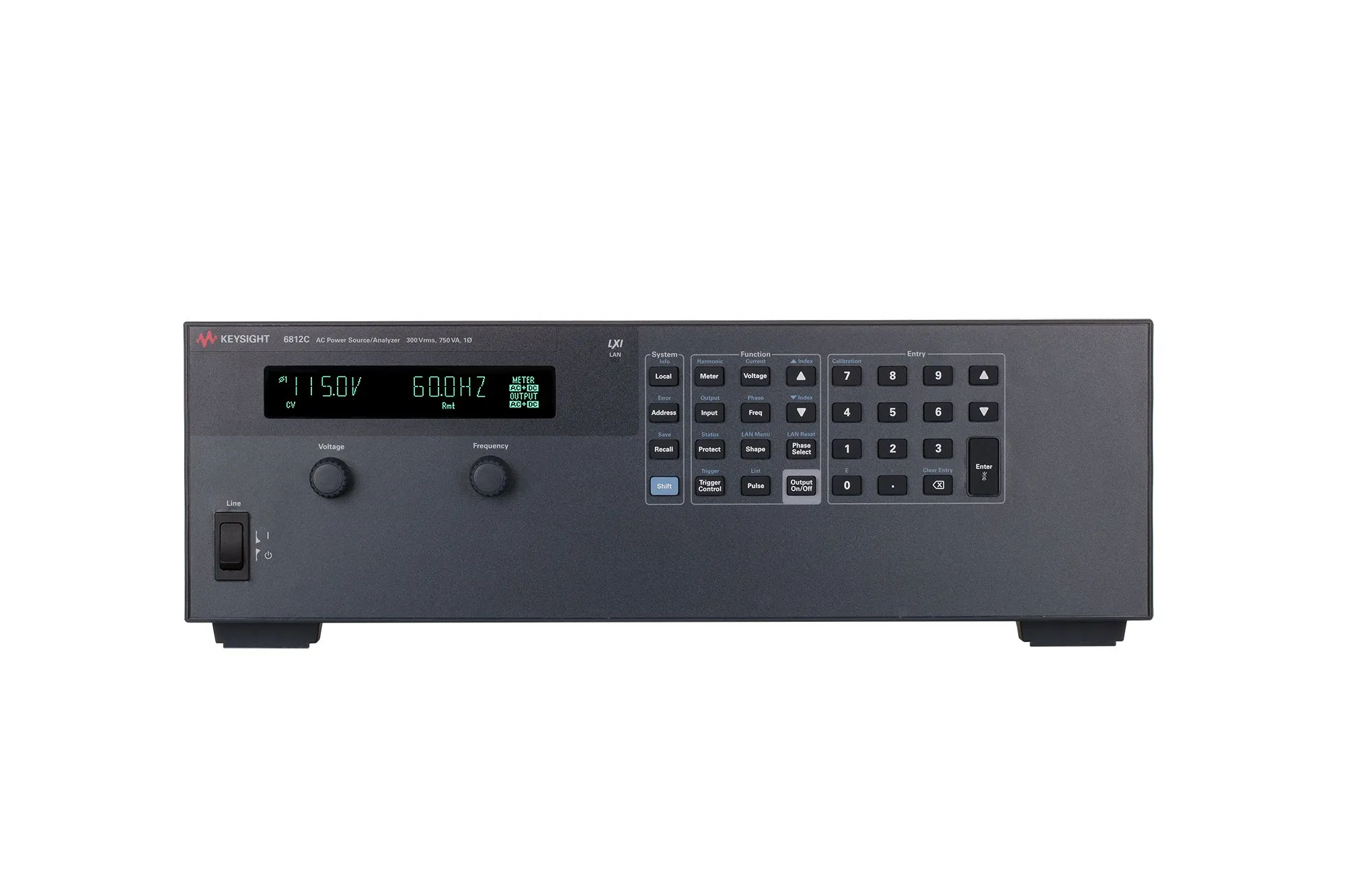 Fuente de poder AC Keysight 6812C y analizador de poder