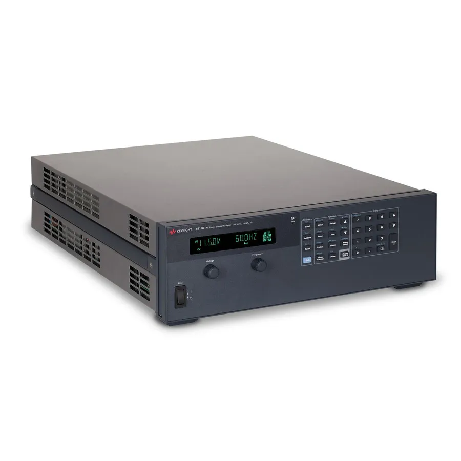 Fuente de alimentación y analizador CA Keysight 6812C, 750 VA