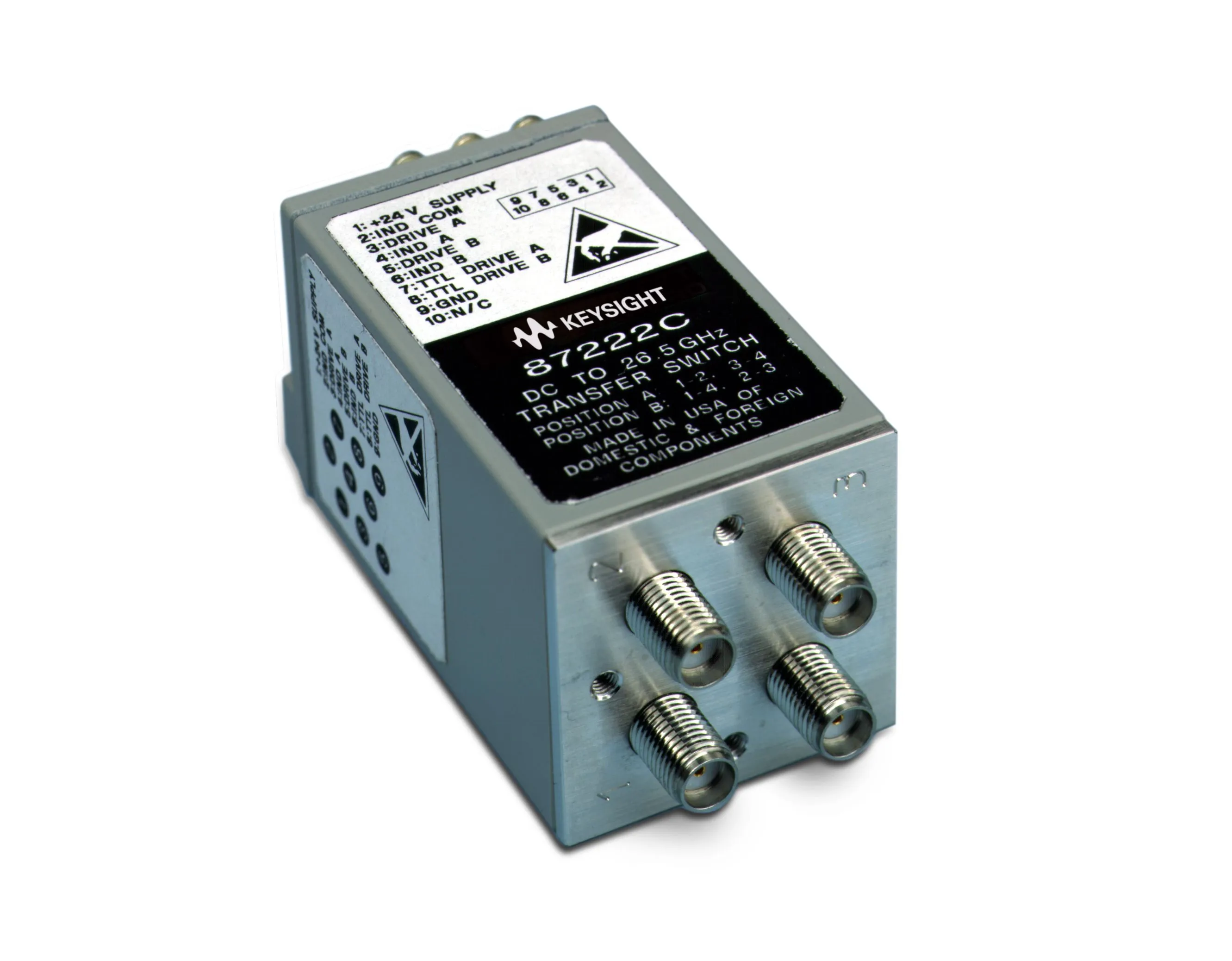 Conmutador de Transferencia Coaxial Keysight 87222C