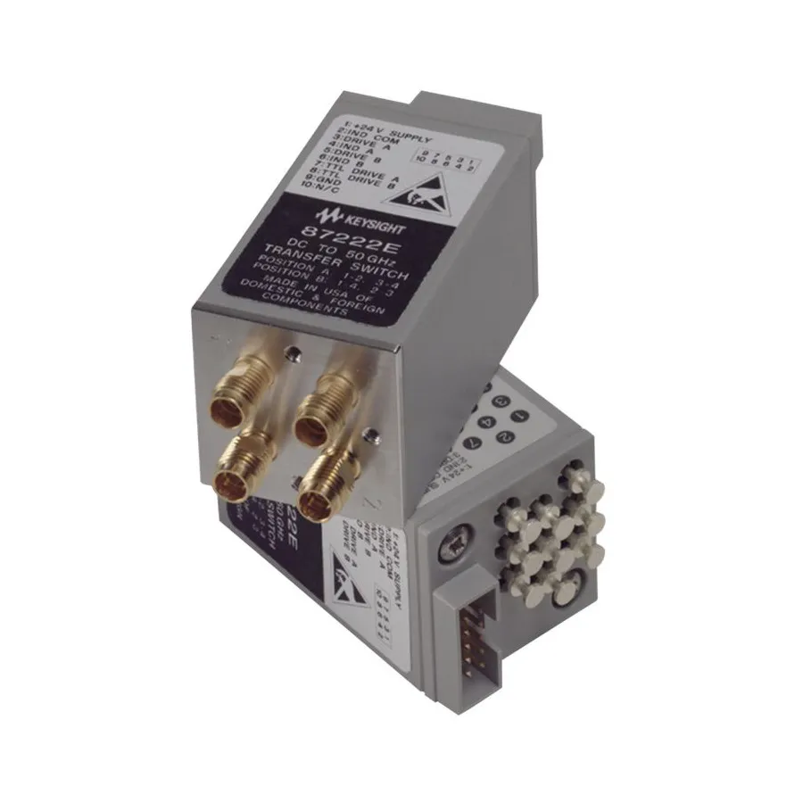 Keysight 87222E/100 Interruptor de Transferencia Coaxial de 4 Puertos