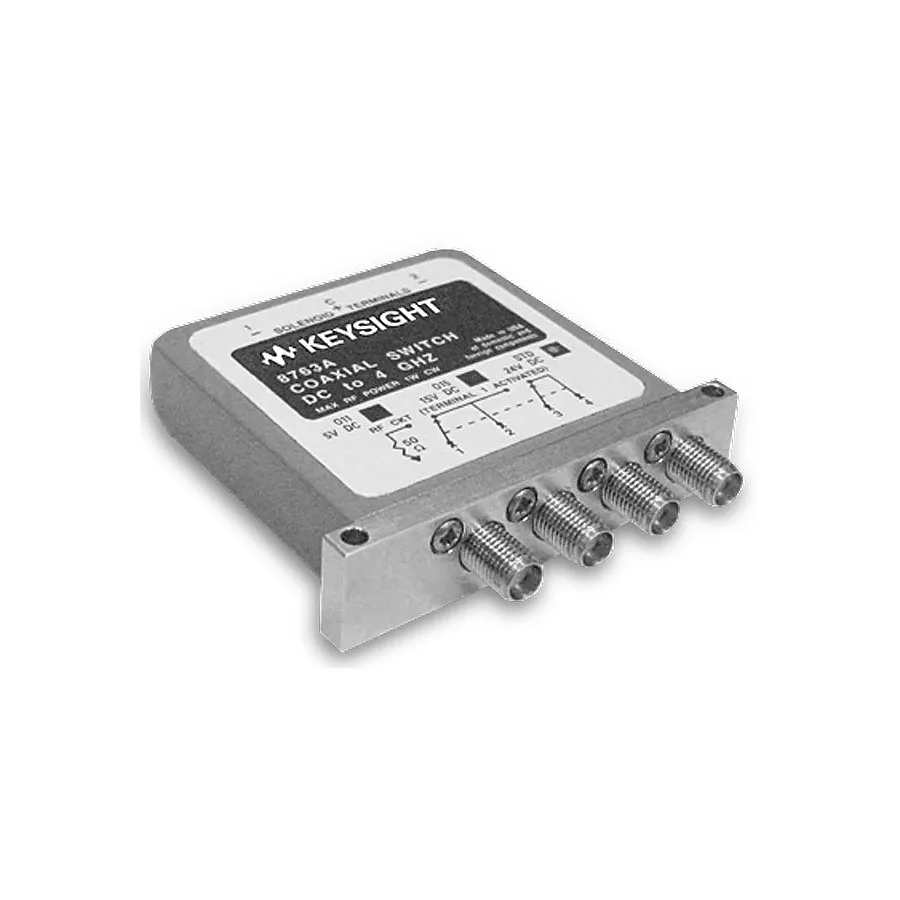 Keysight 8763A/T24 Conmutador Coaxial