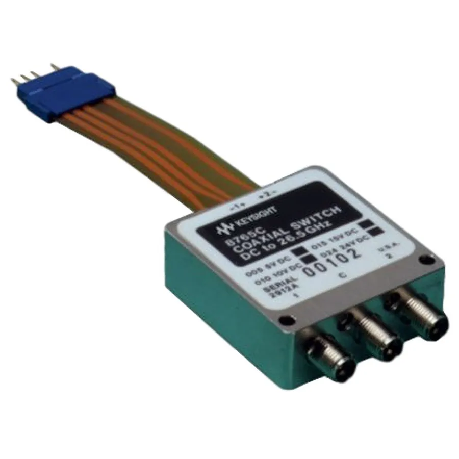 Keysight 8765D Interruptor de RF Coaxial, SPDT, CC a 40 GHz, 24 Vcc
