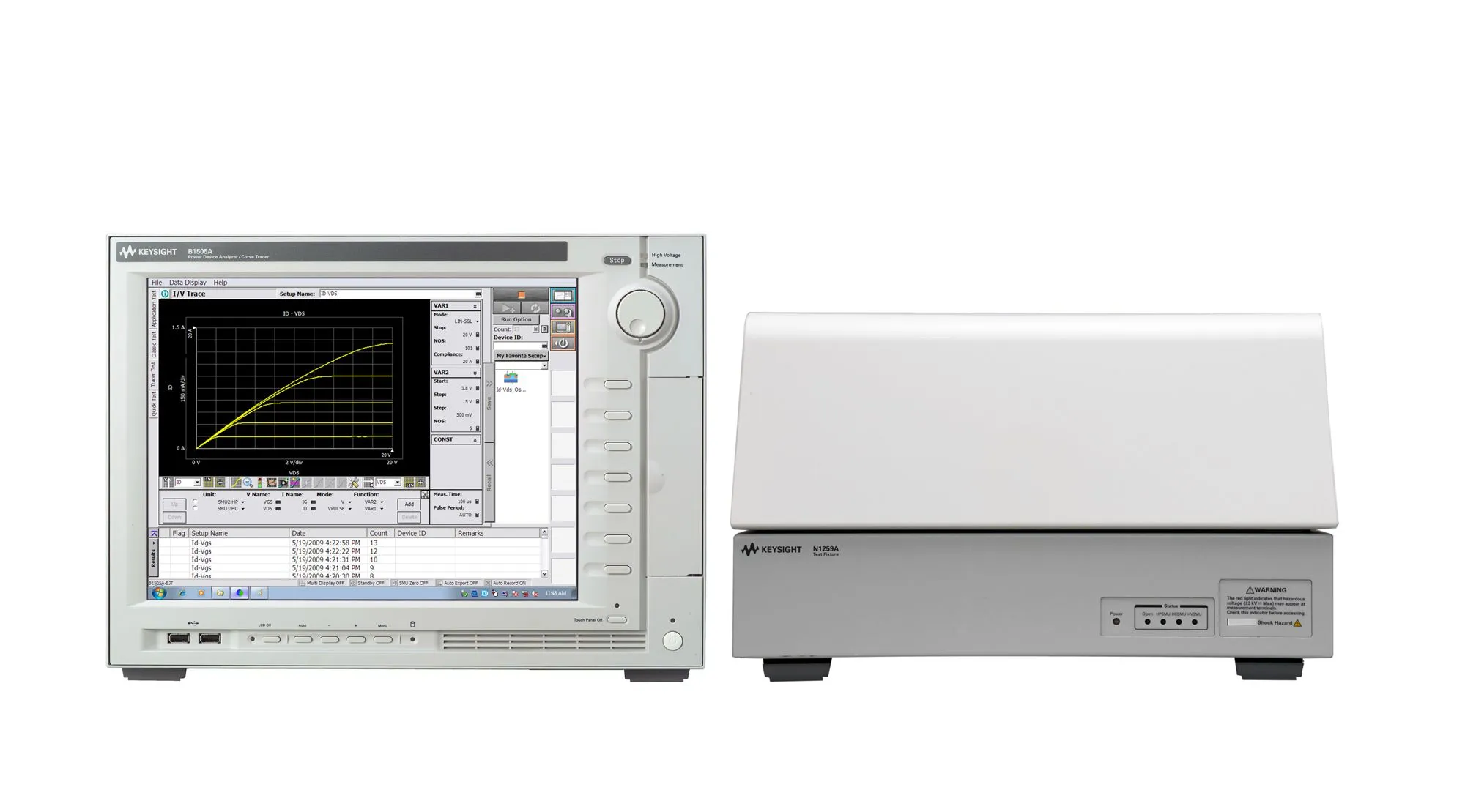 Analizador de Dispositivos de Potencia Keysight B1505AP