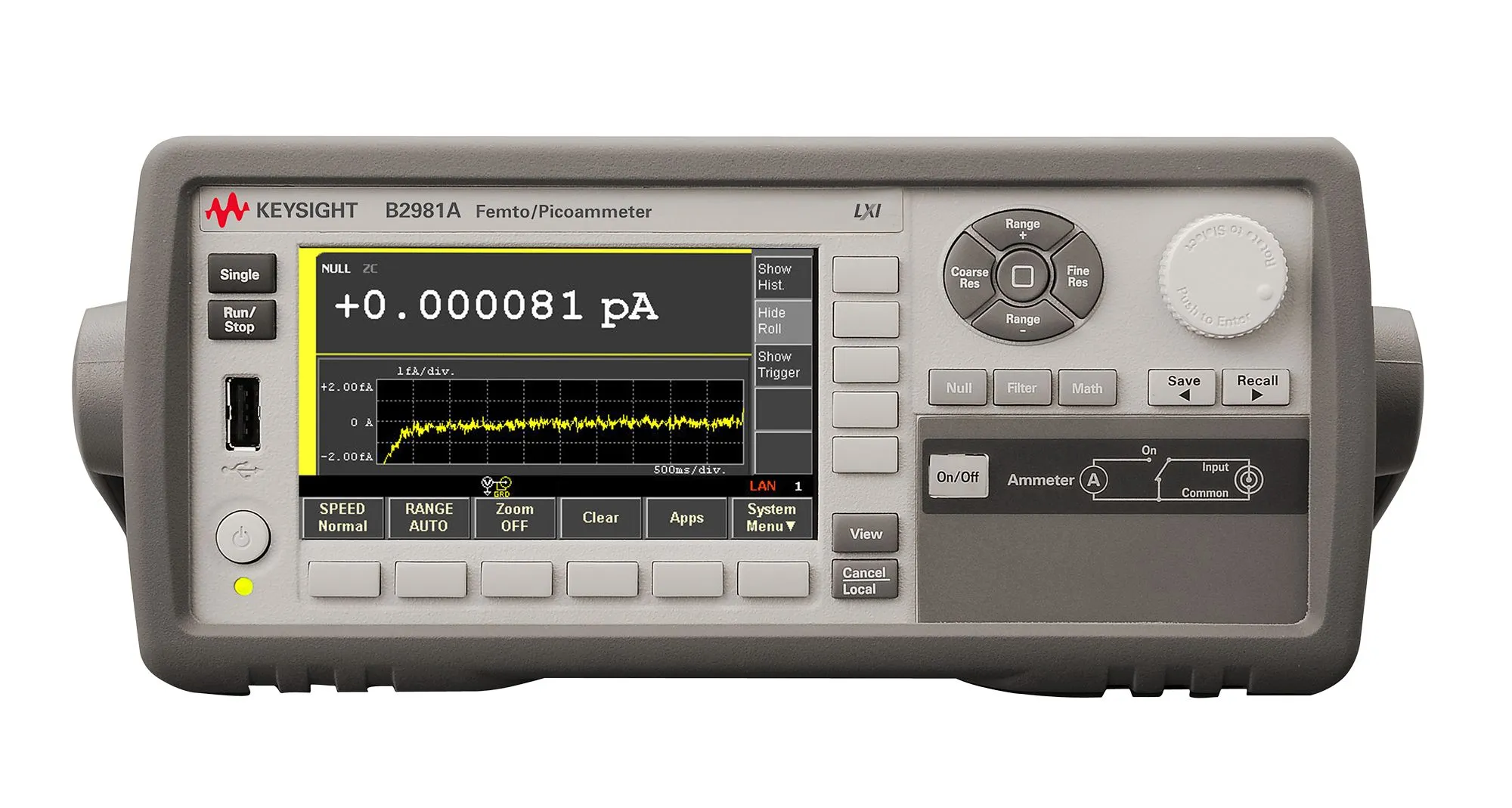 Keysight B2981A Picoamperímetro Femto/Pico