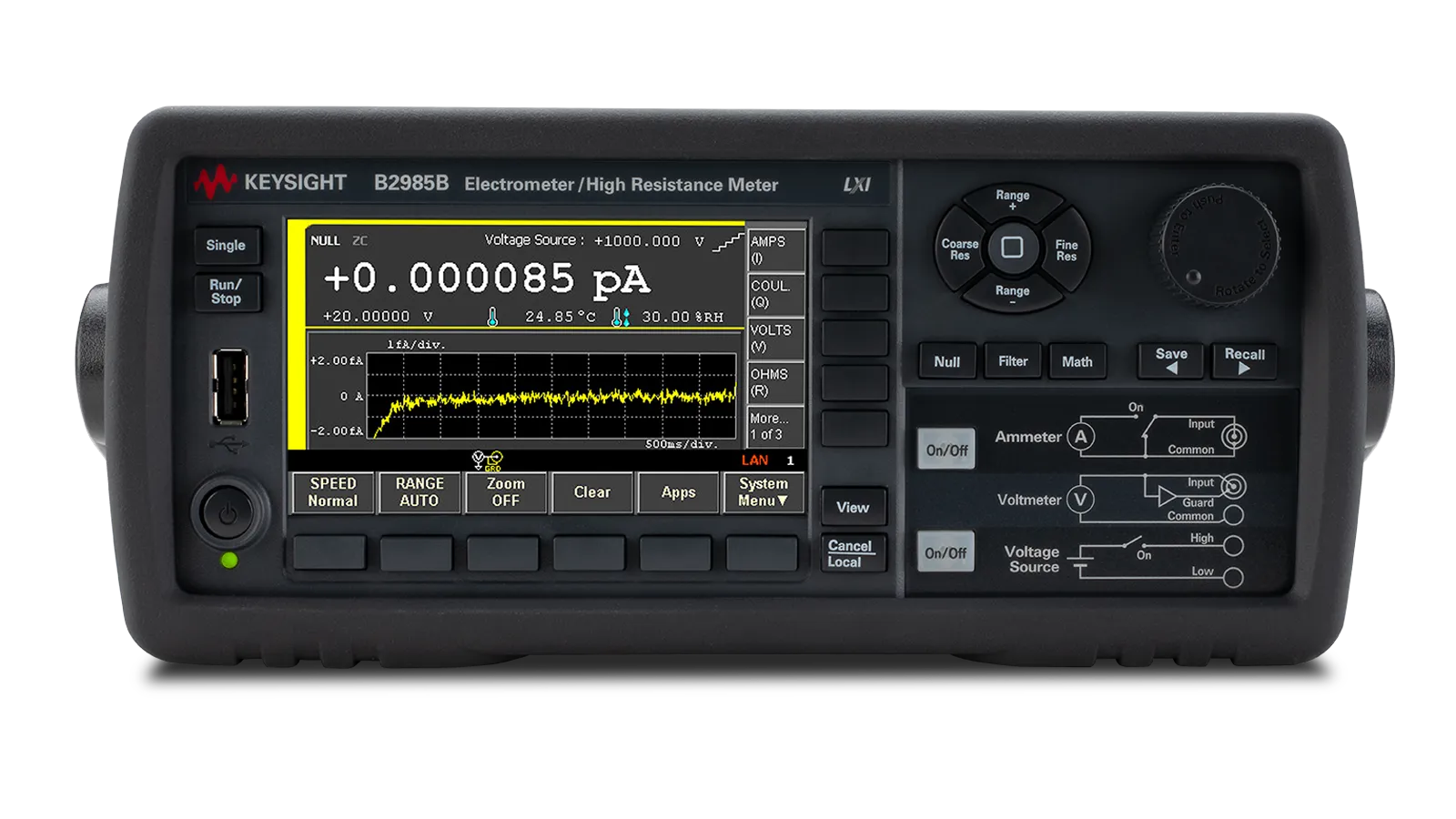 Keysight B2985B Electrómetro/Medidor de resistencia alta