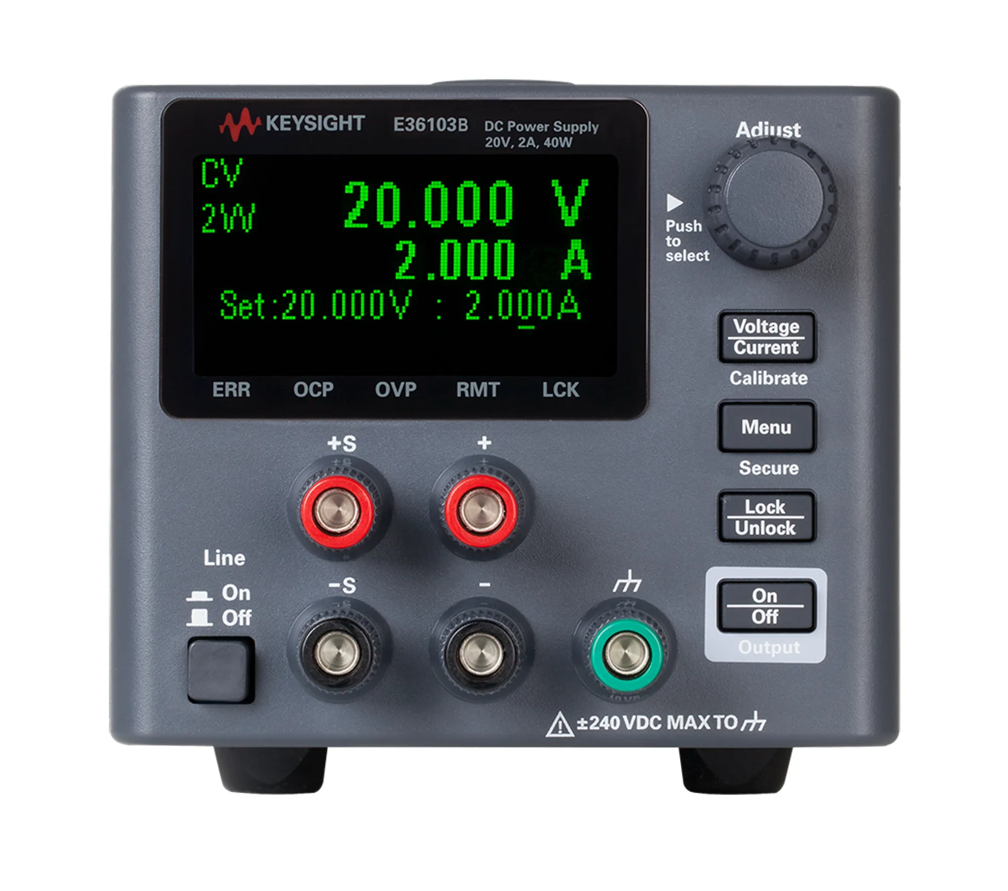 Fuente de alimentación CC Keysight E36102B