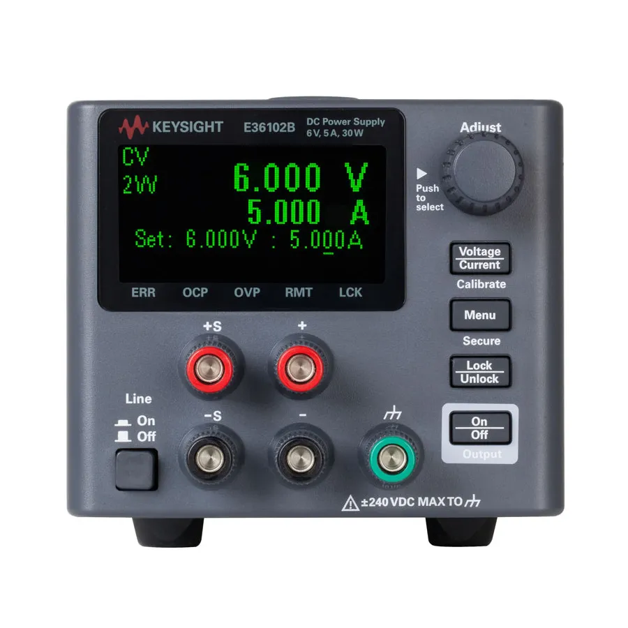 Fuente de alimentación CC Keysight E36102B/0EM/903/J01