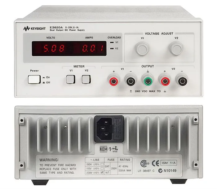 Keysight E3620A Fuente de Alimentación DC de Salida Dual