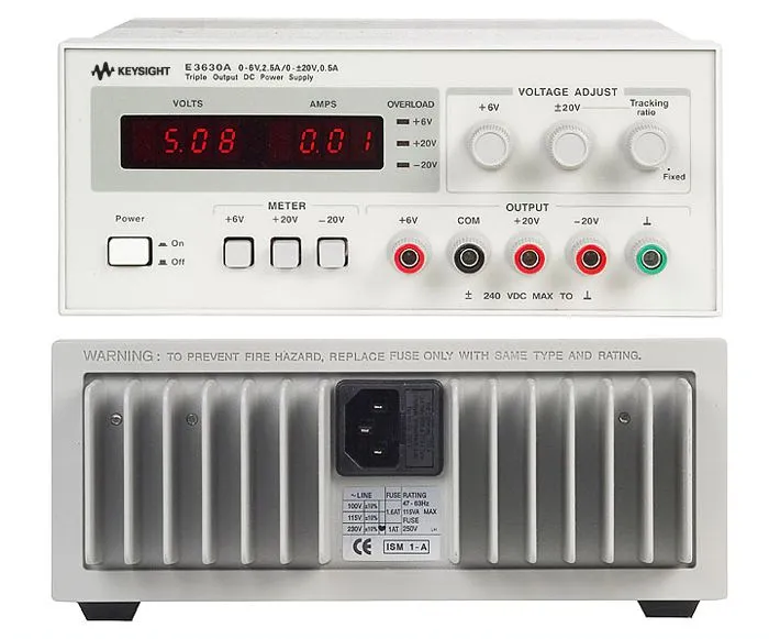 Fuente de Alimentación de DC Keysight E3630A