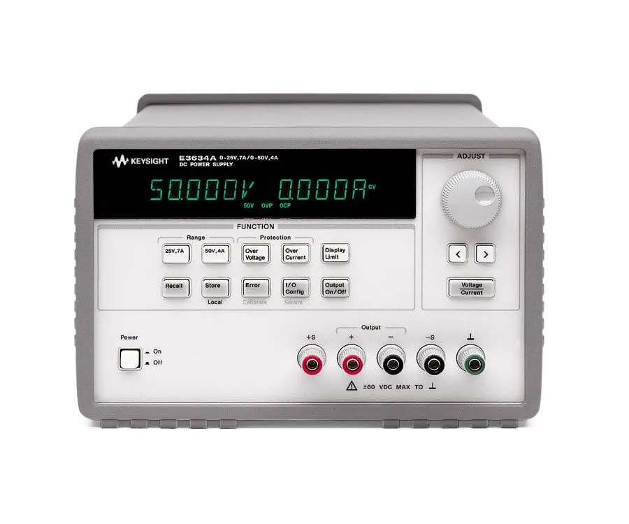 Fuente de Alimentación de DC Keysight E3633A de 200W