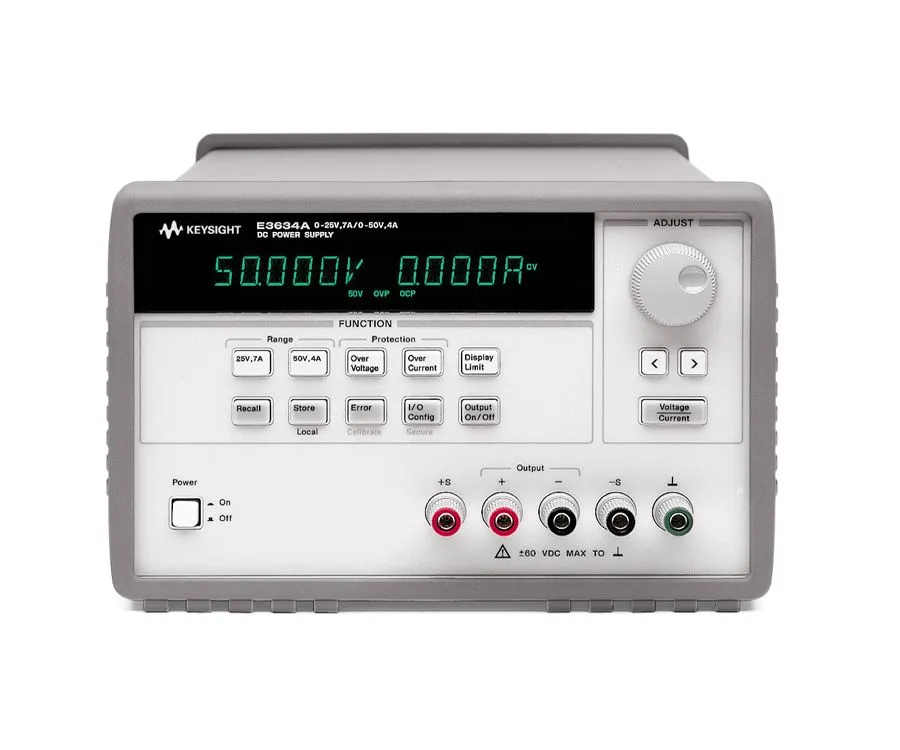 Fuente de Alimentación de DC Keysight E3634A de 200W