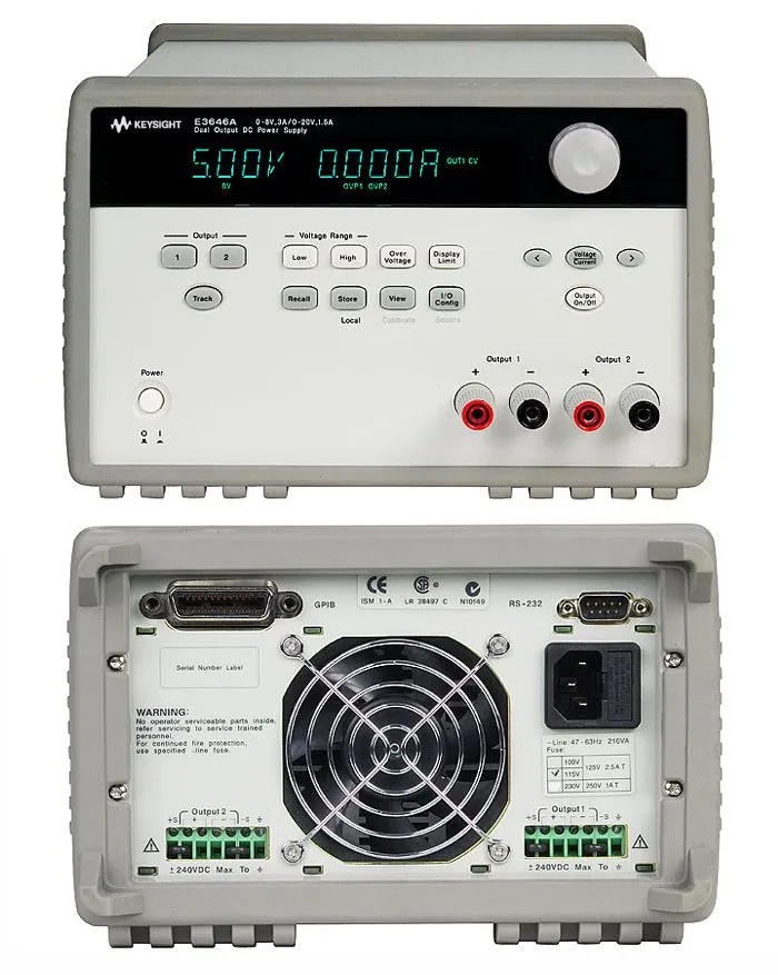 Fuente de Alimentación DC Keysight E3646A